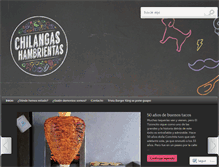 Tablet Screenshot of chilangashambrientas.com